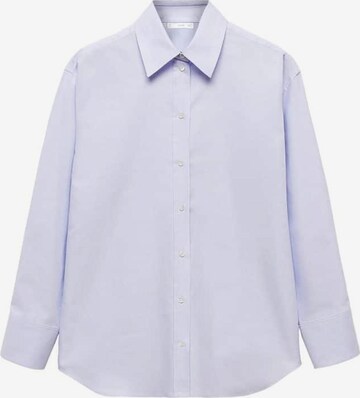 MANGO Blouse 'Colete' in Blauw: voorkant