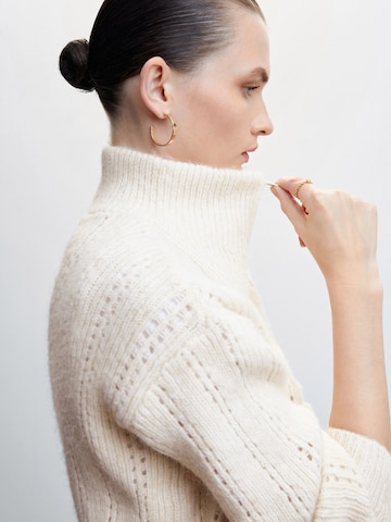 MANGO Sweater 'DORINI' in Beige