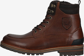 PANTOFOLA D'ORO Lace-Up Boots in Brown