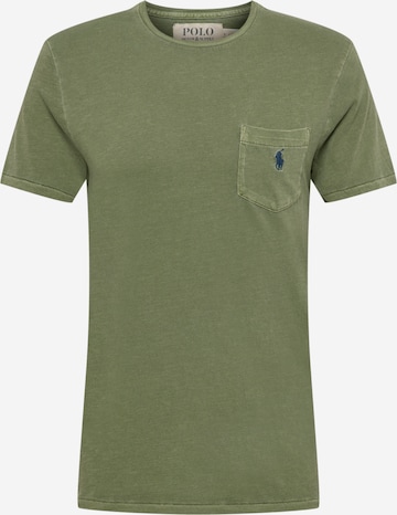 Tricou de la Polo Ralph Lauren pe verde: față