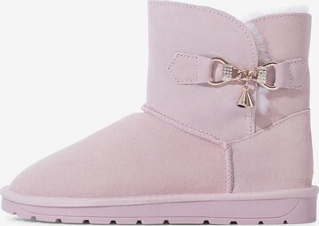 Boots 'Polly' Gooce en rose : devant