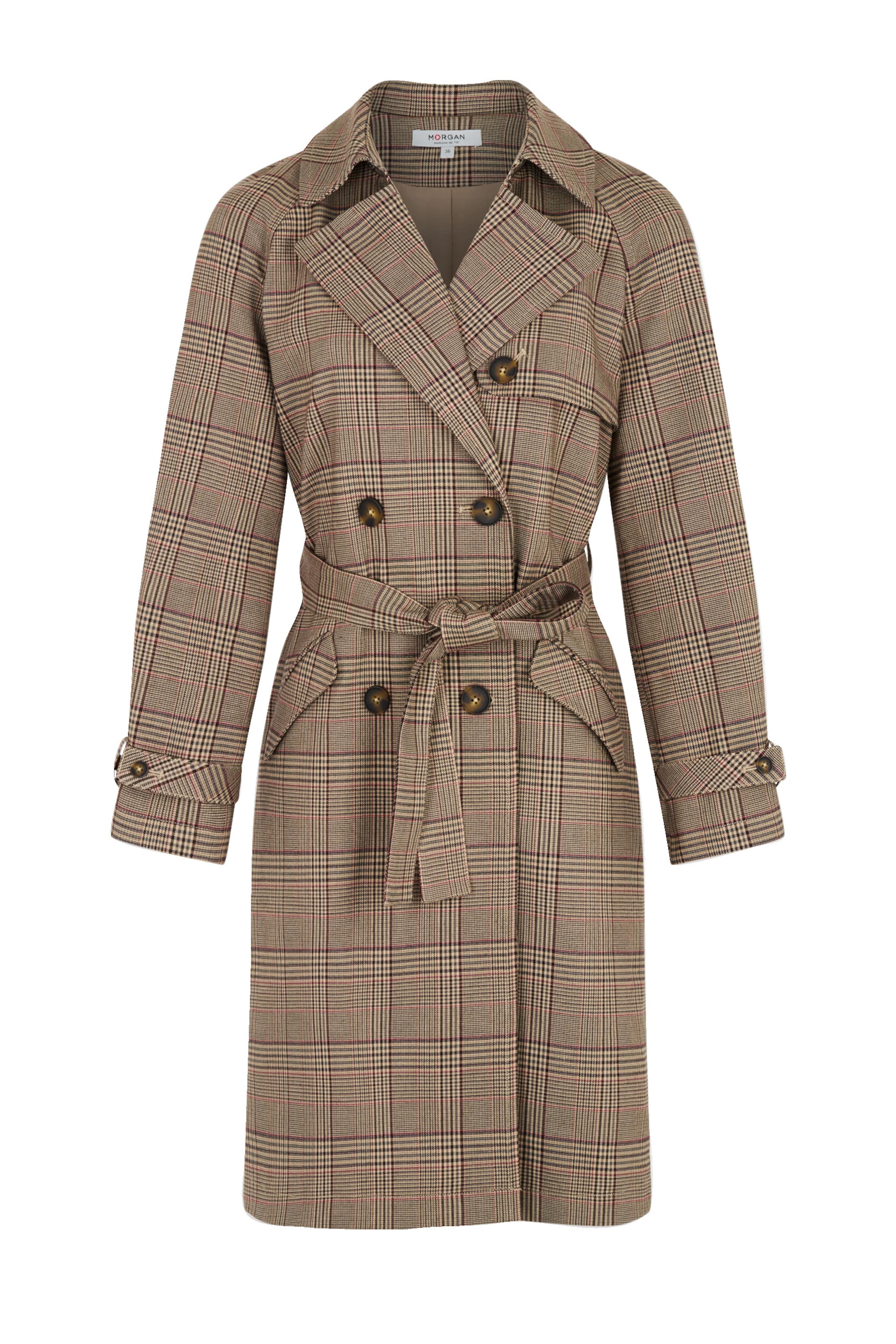 Manteau mi-saison '262-GEPY' Morgan en beige : devant