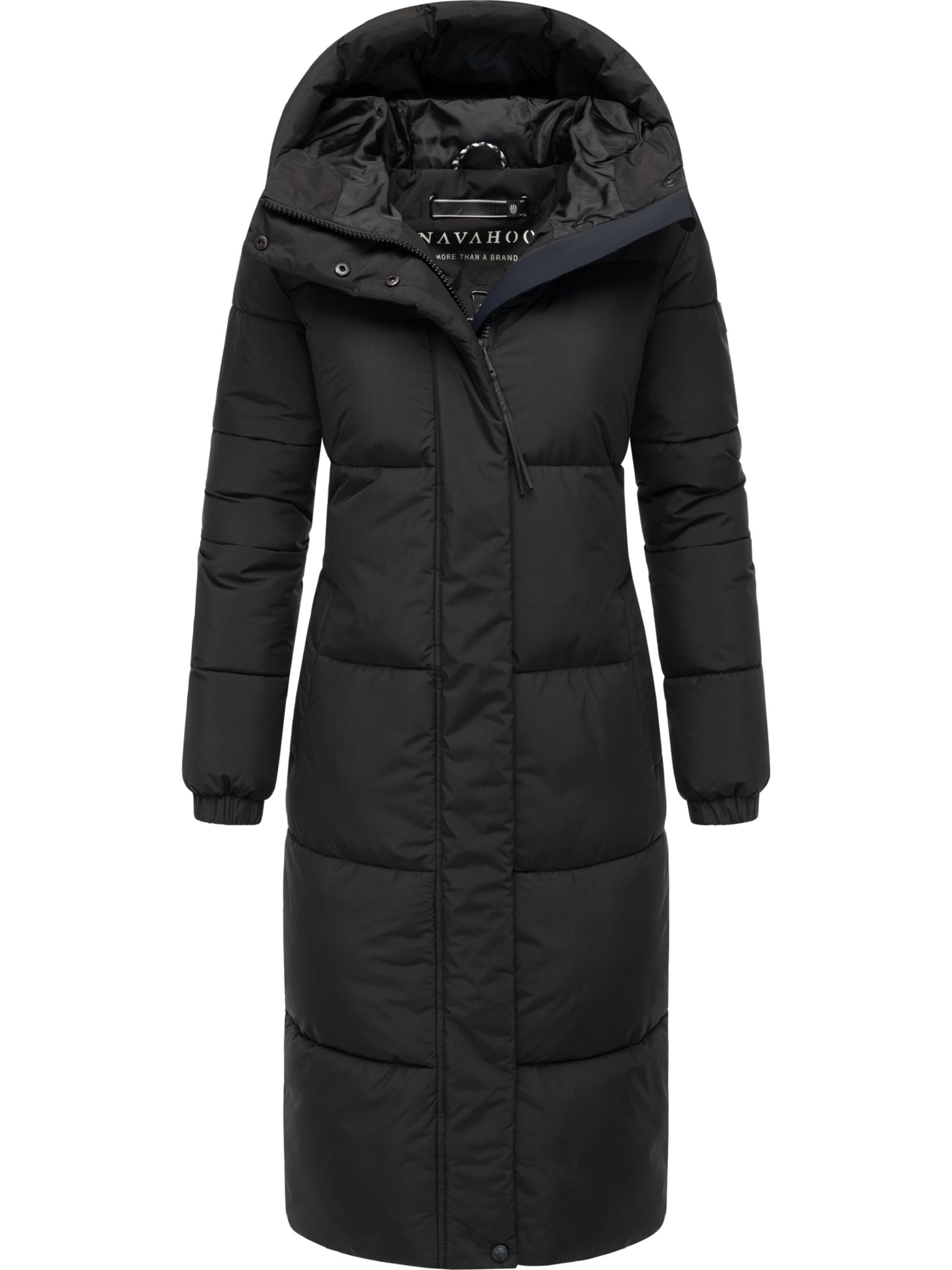 NAVAHOO Mantel in Schwarz