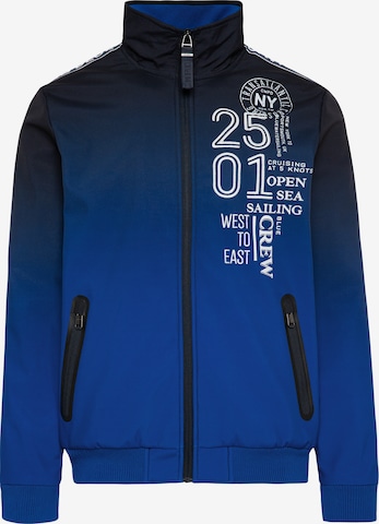 CAMP DAVID Between-Season Jacket in Blue: front