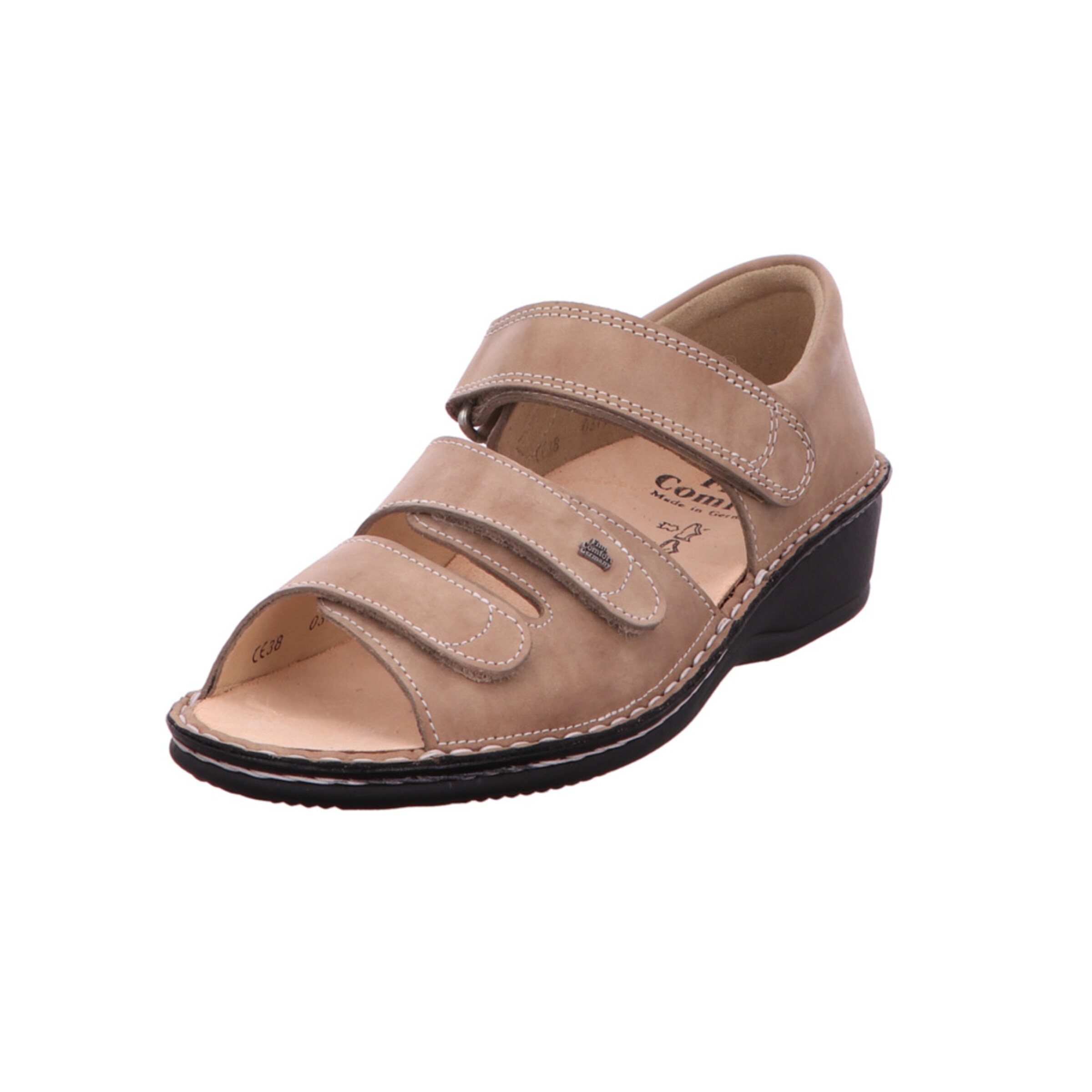 Frauen Sandalen Finn Comfort Sandale in Dunkelbeige - HD64162 Frauen Sandalen Finn Comfort Sandale in Dunkelbeige - HD64162
