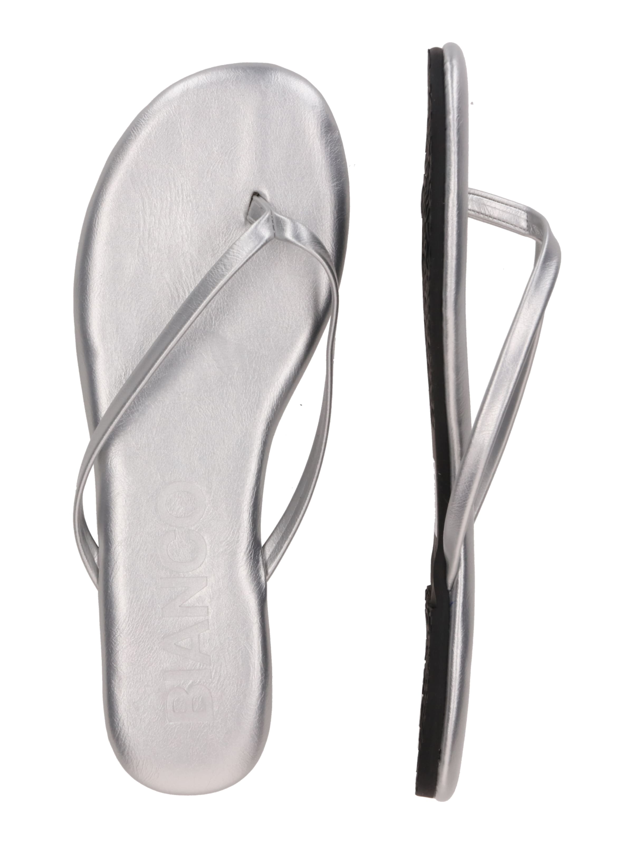 Bianco Teenslipper 'Mexico' in Zilver