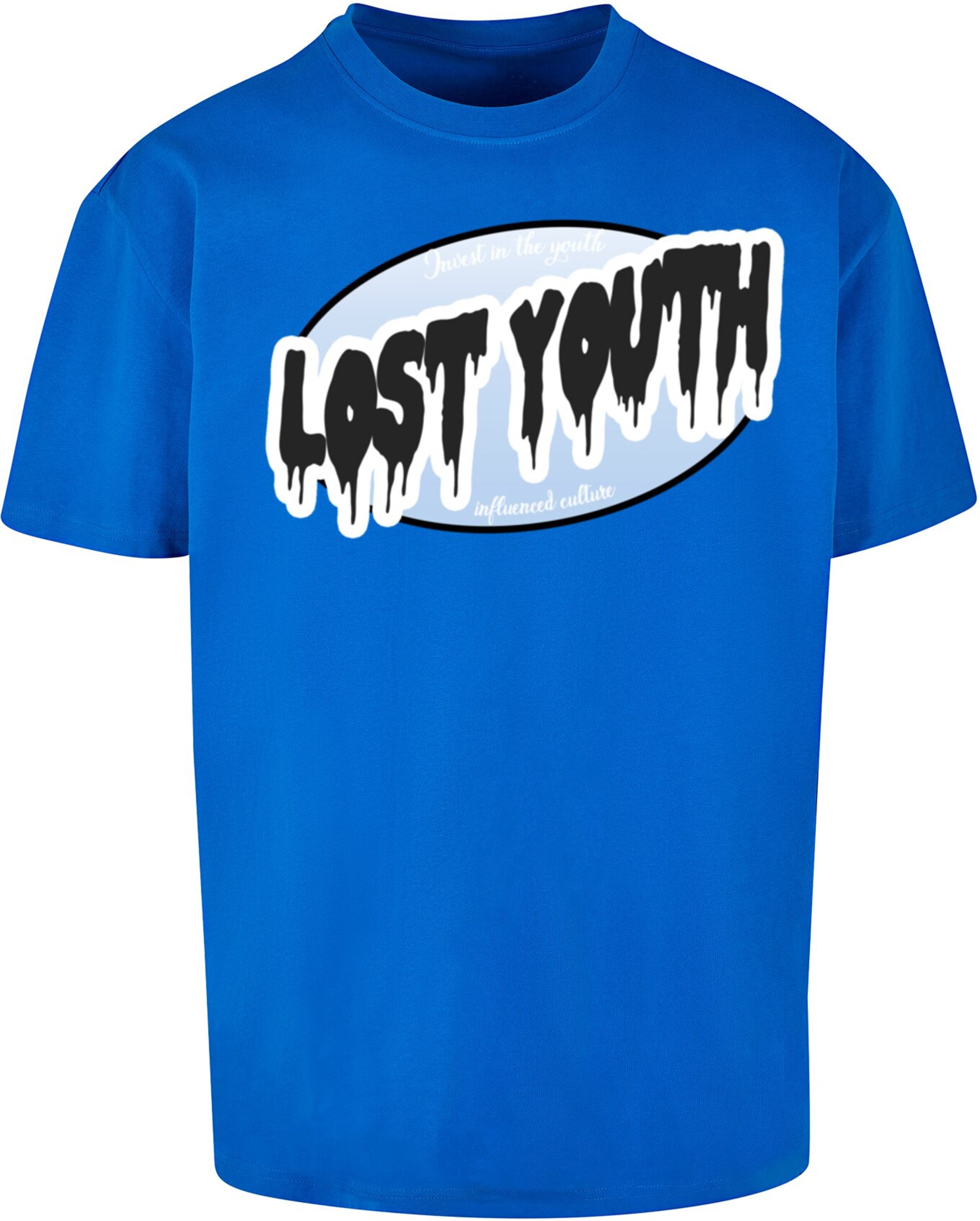 Lost Youth Shirt in Blue: front
