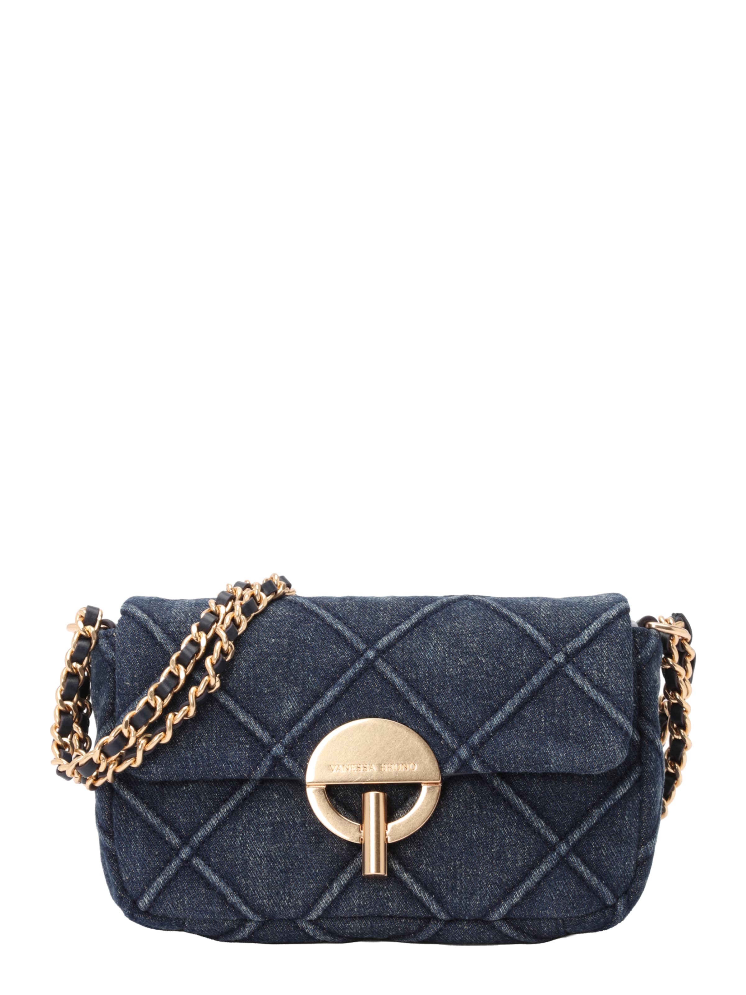 Vanessa Bruno Taška cez rameno 'NANO MOON' - Modrá: predná strana