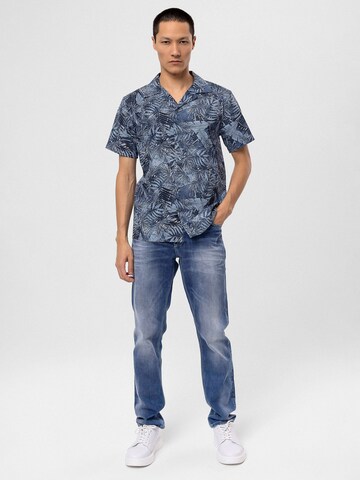 By Diess Collection Regular fit Button Up Shirt in Blue