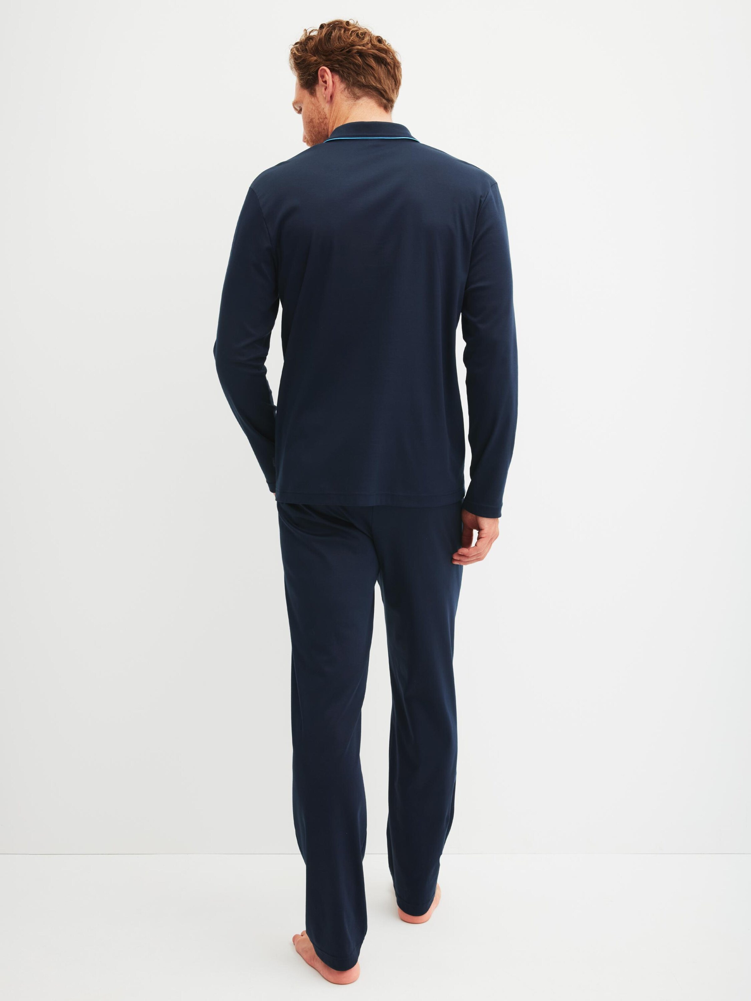 CALIDA Long Pajamas 'Relax Choice' in Blue