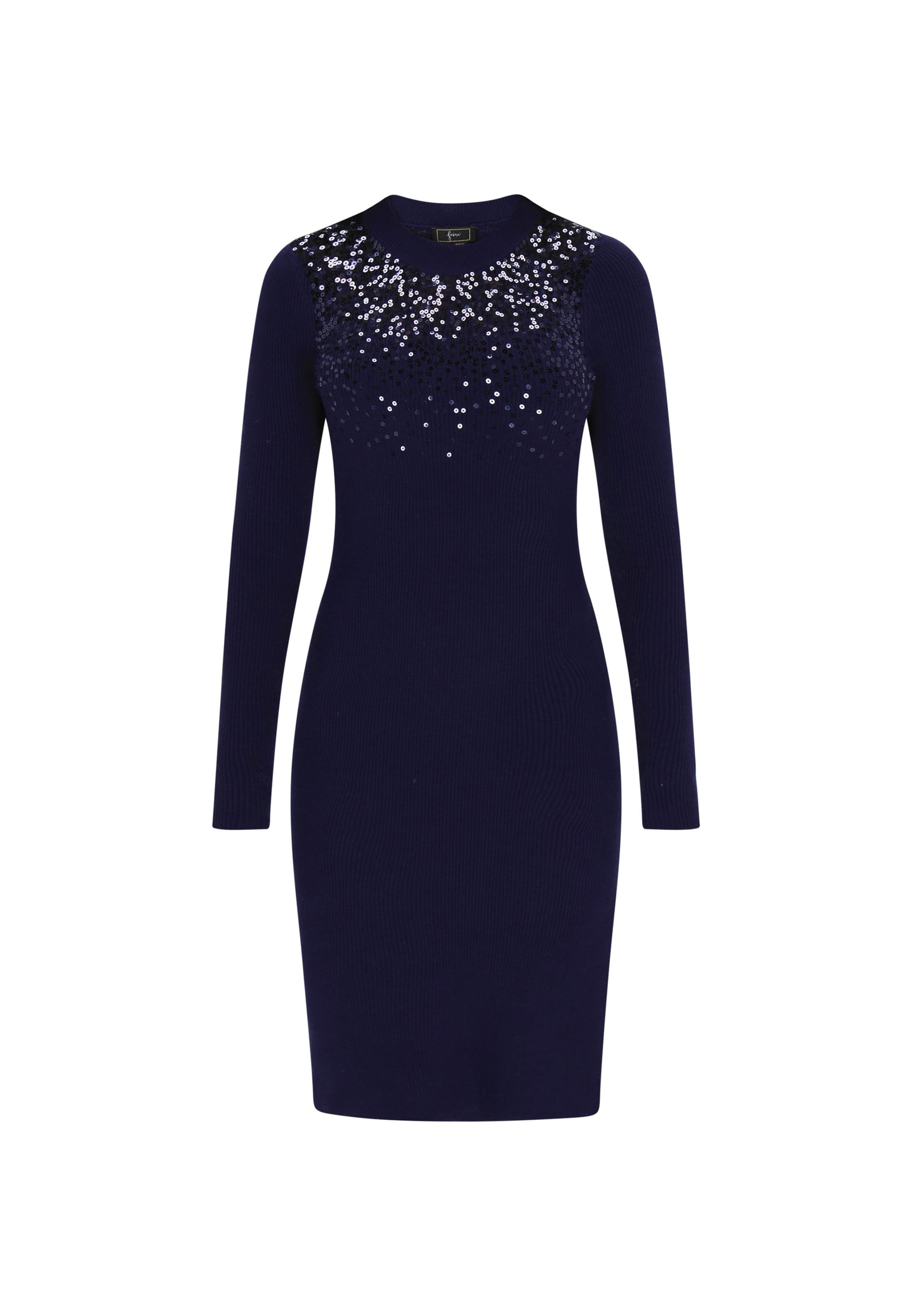 faina Kötött ruhák - kék: elől