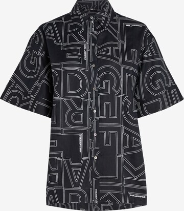 Karl Lagerfeld Bluse i svart: forside