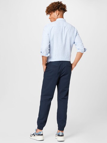 Abercrombie & Fitch Tapered Hose in Blau