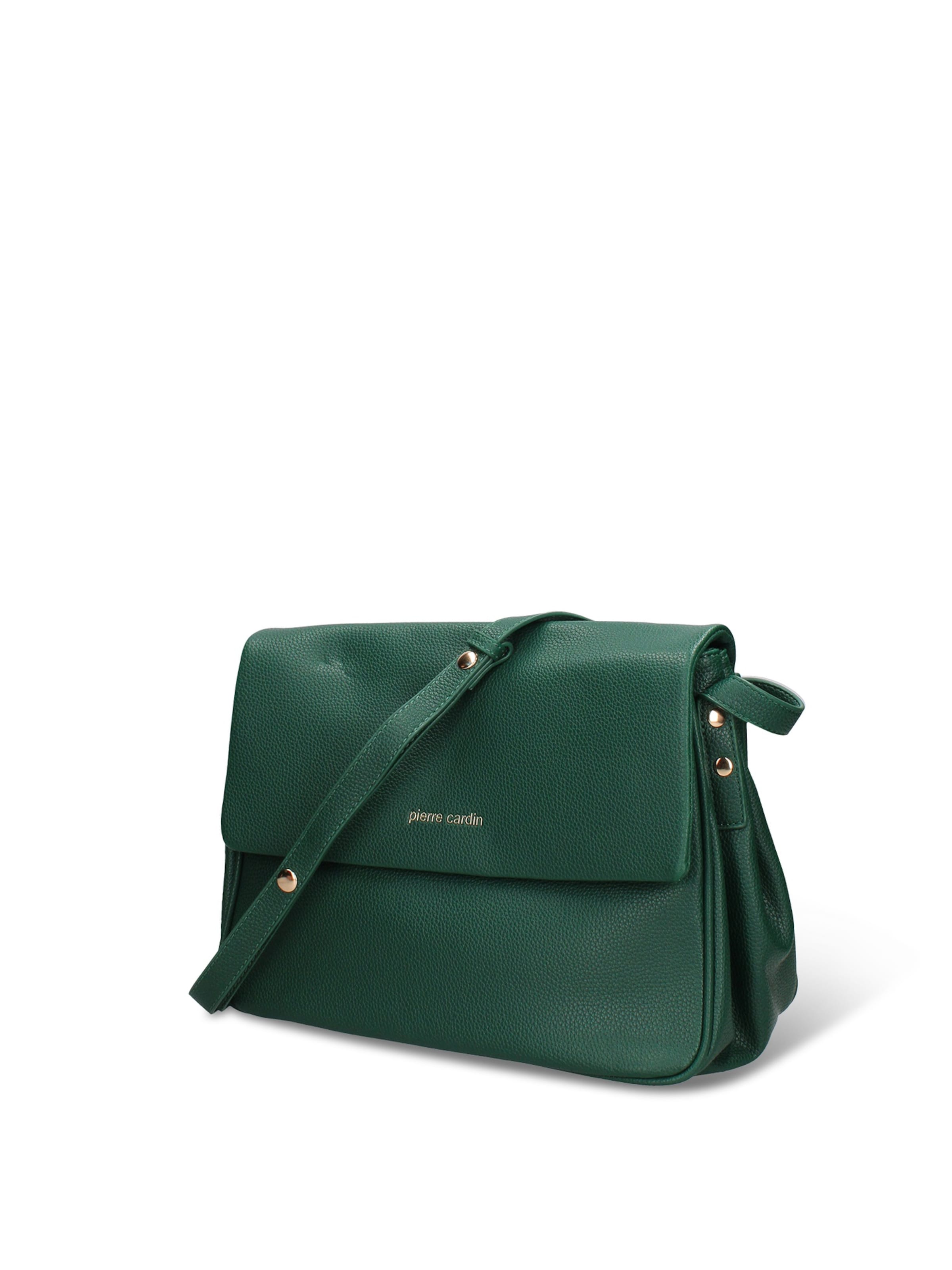 Sac bandoulière PIERRE CARDIN en vert : devant