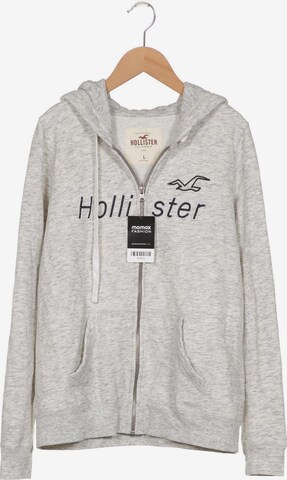 HOLLISTER Kapuzenpullover L in Grau: predná strana