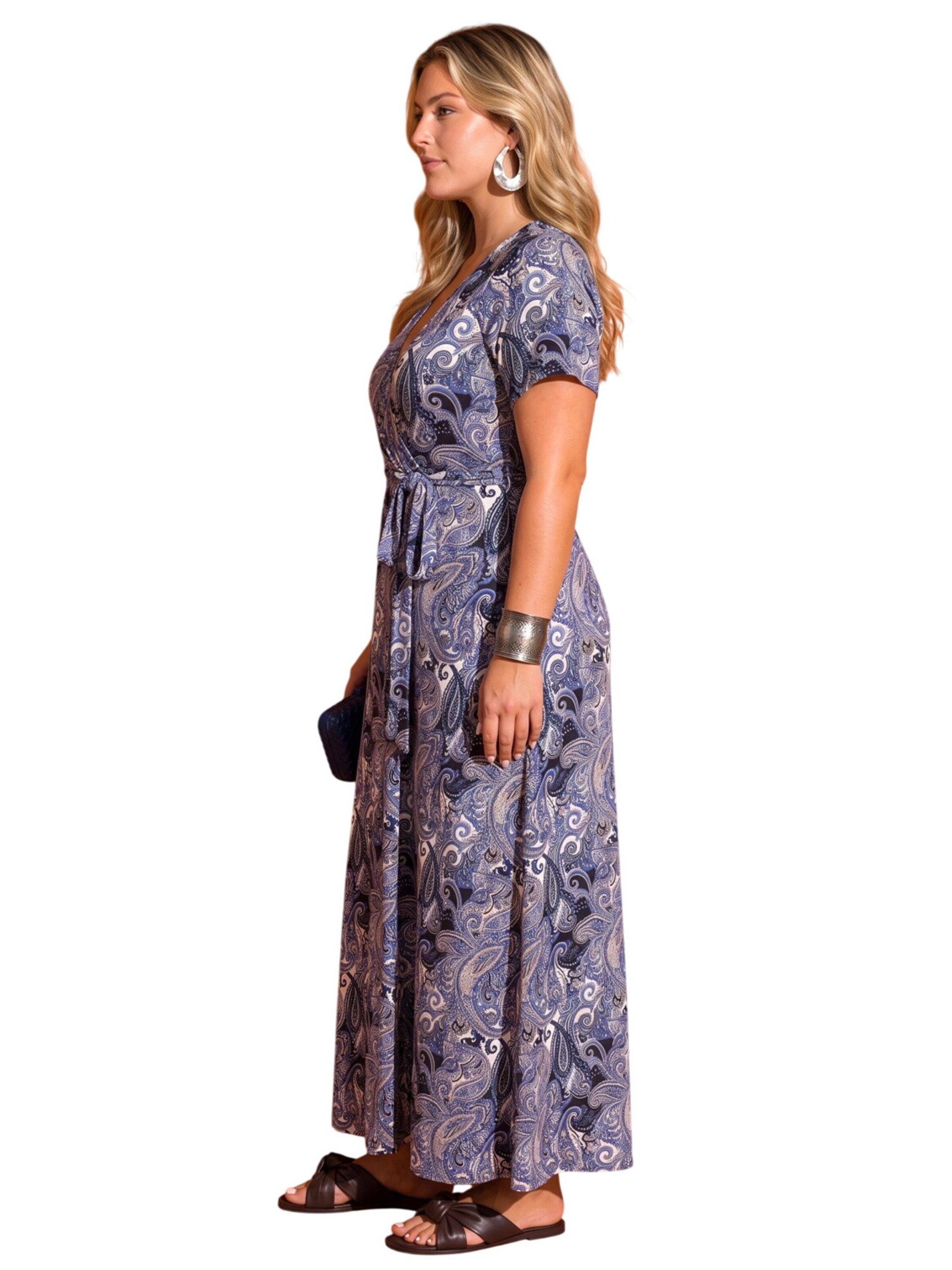 Shape Of You Jurk in Blauw