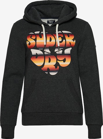 Sweat-shirt Superdry en blanc : devant