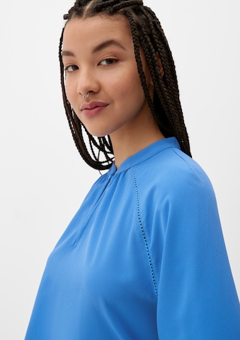 QS Bluse in Blau