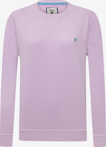 Sweat-shirt 'Wendy' DENIM CULTURE en violet : devant