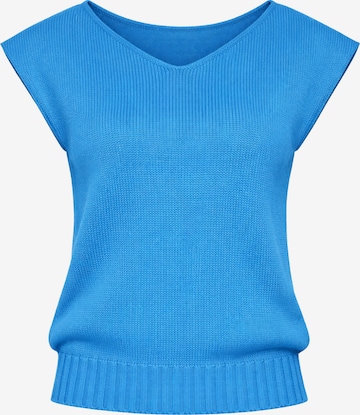 Süel knitwear - Top de punto 'Carlos' en azul: frente