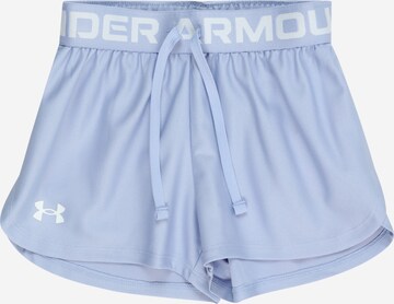 UNDER ARMOUR Loosefit Sportbroek 'Play Up' in Blauw: voorkant