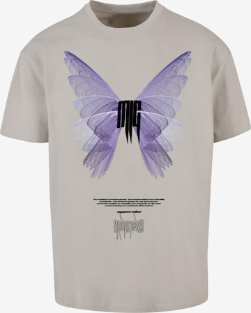MJ Gonzales Shirt 'Metamorphose V.6' in Grijs: voorkant
