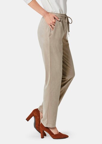 Goldner Loosefit Hose 'Louisa' in Grau
