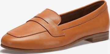 INUOVO Classic Flats in Brown: front