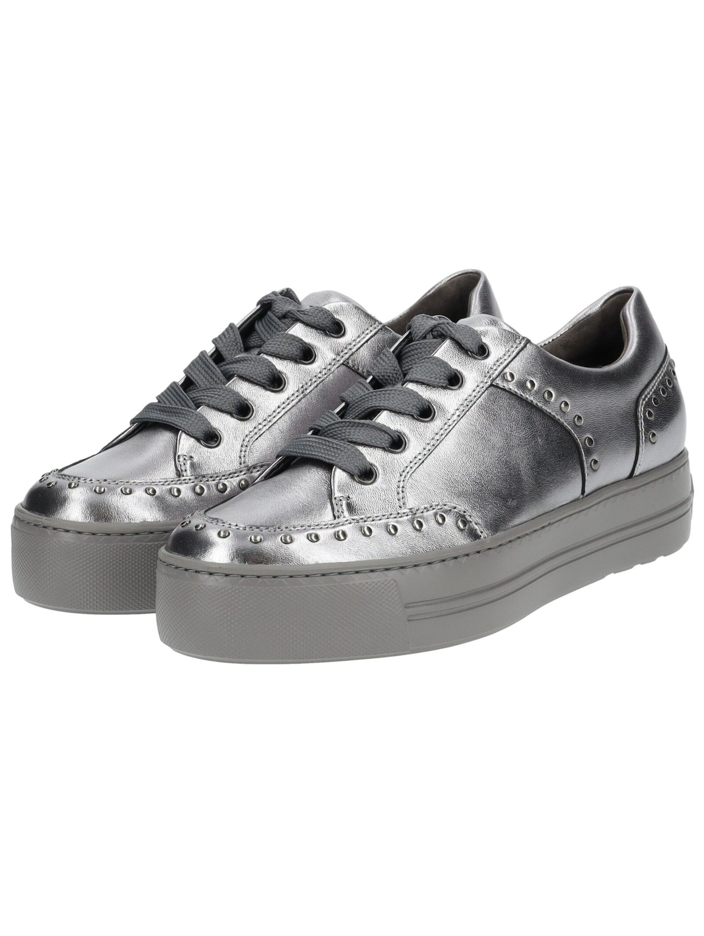 Paul Green Sneakers laag in Zilver