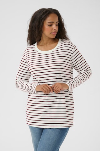 KAFFE CURVE - Camisa 'KCwinni' em branco: frente