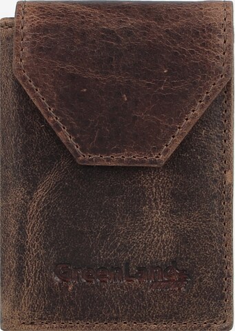 Greenland Nature Wallet 'Montana' in Brown: front