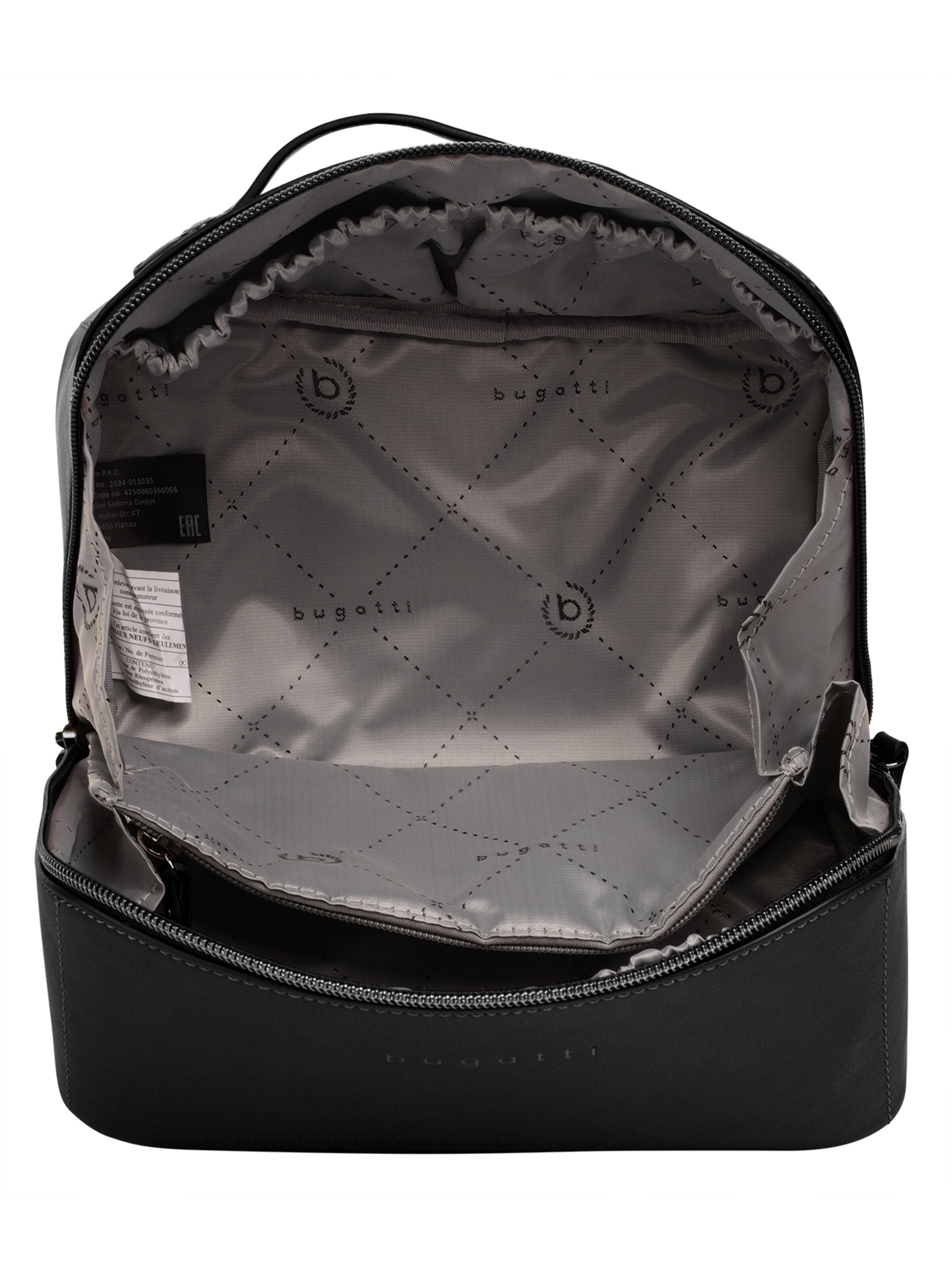 Trousses de toilette 'bugatti Kulturtasche ALMATA' bugatti en noir