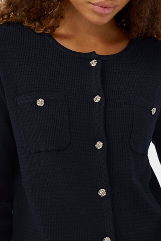 SAINT TROPEZ Gebreid vest 'LeciaSZ' in Blauw