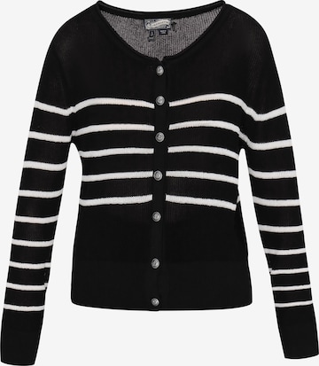 Cardigan DreiMaster Vintage en noir : devant