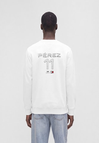 TOMMY HILFIGER Μπλούζα φούτερ 'TH X CF1' σε λευκό
