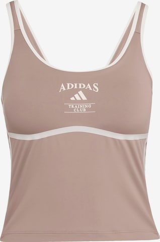 bēšs ADIDAS PERFORMANCE Sporta topiņš 'HERITAGE': no priekšpuses