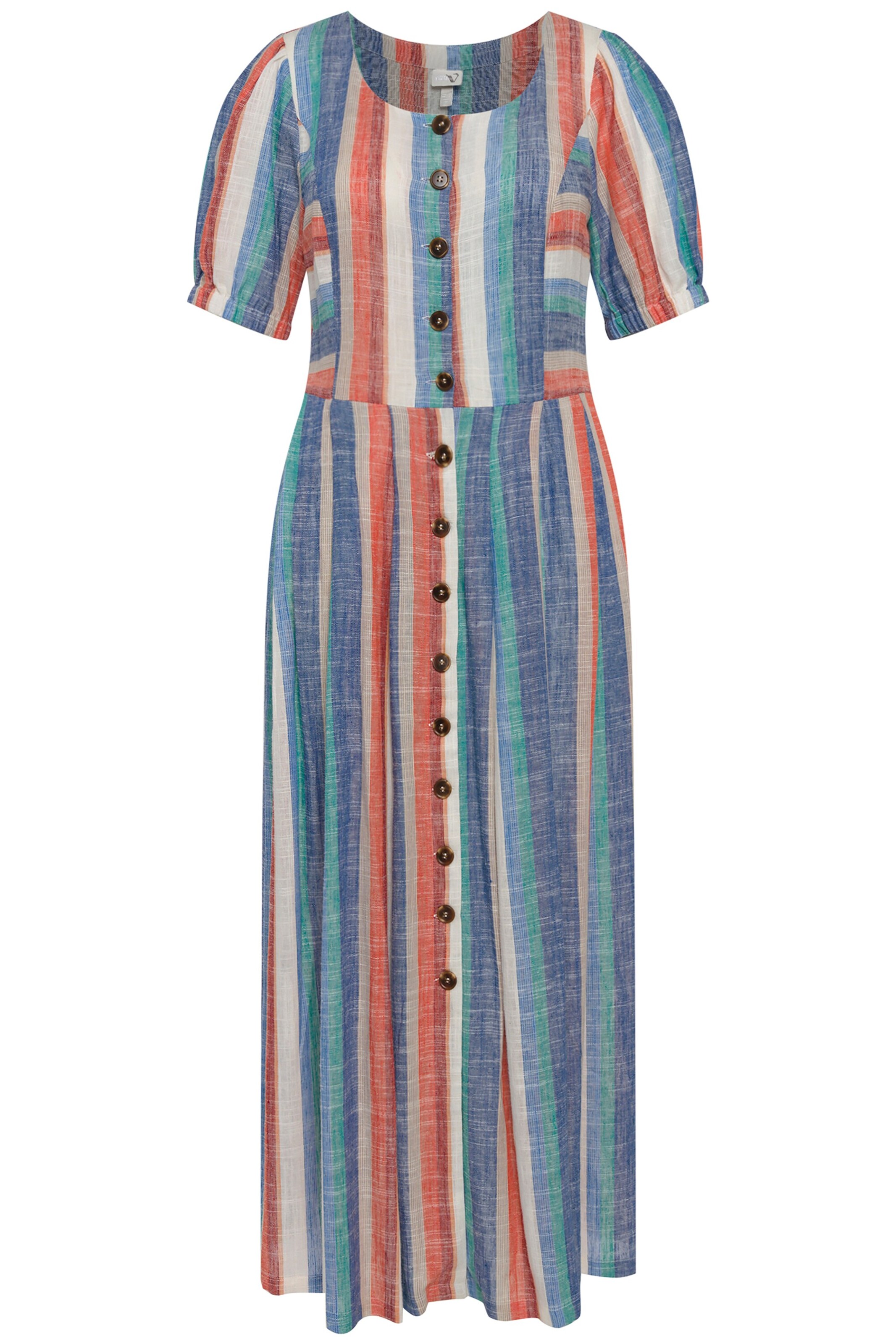 Ulla Popken Sommerkleid in Blau: Vorderseite