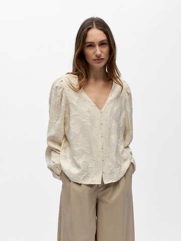 OBJECT - Blusa 'OBJAda' en beige: frente