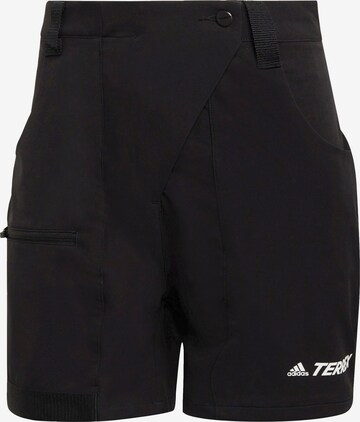 Regular Pantalon de sport 'Zupahike' ADIDAS TERREX en noir : devant