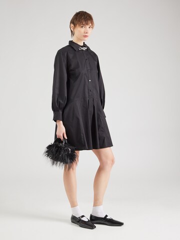 Abito camicia di co'couture in nero