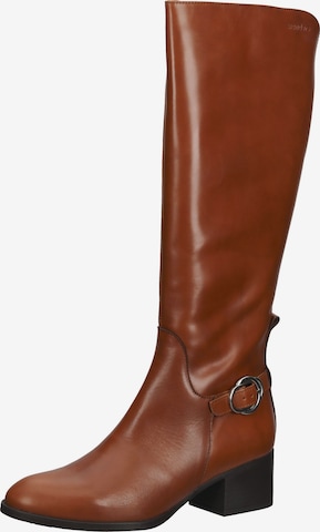 Bottes Wonders en marron : devant