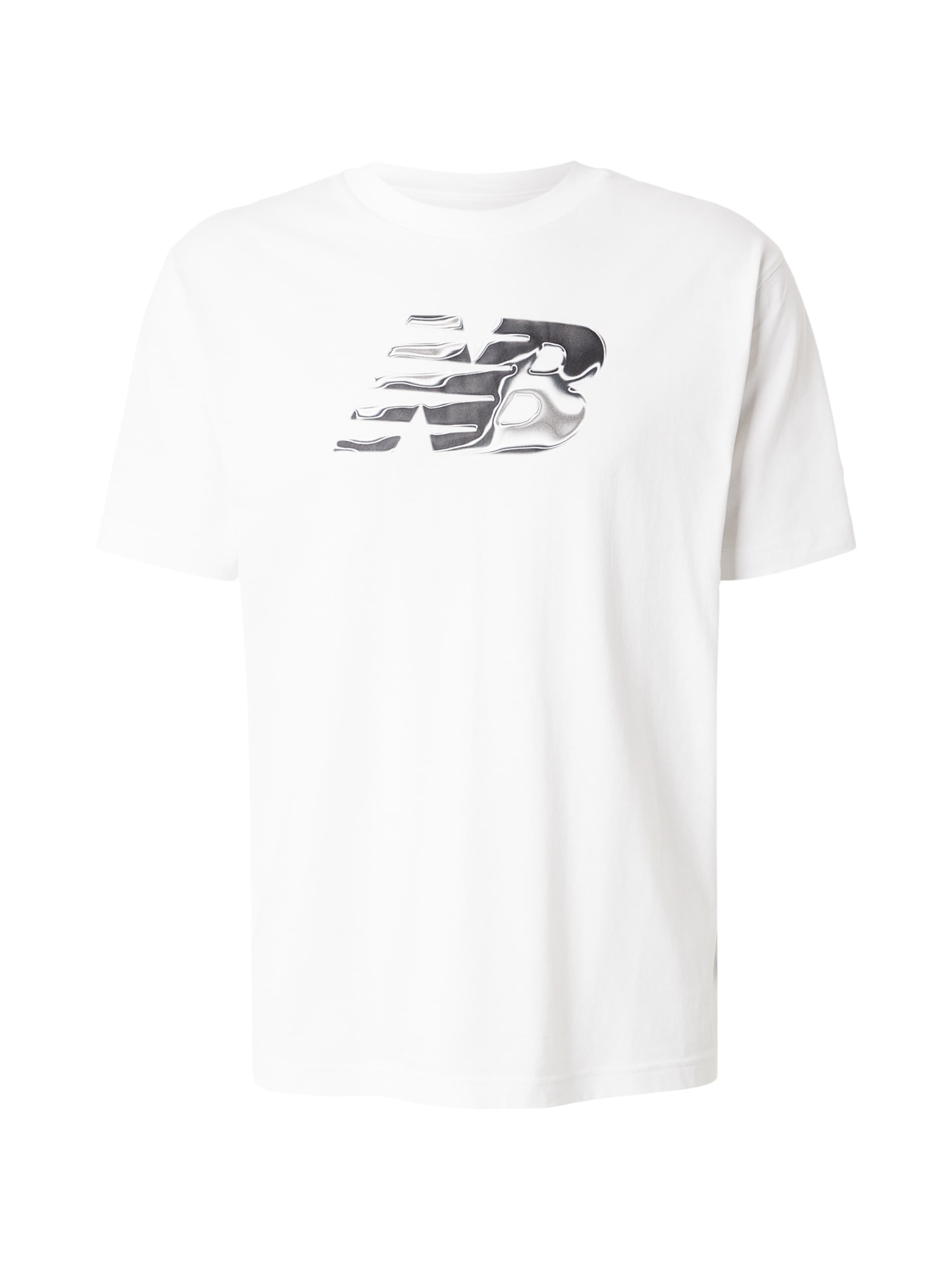 Tricou funcțional de la new balance pe alb: față