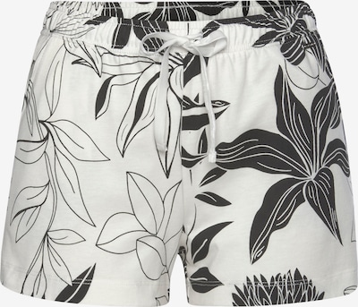 LASCANA Spodnji del pižame | črna / bela barva, Prikaz izdelka