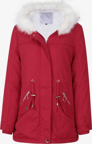 YOUTHUP Winterjacke in Rot: Vorderseite