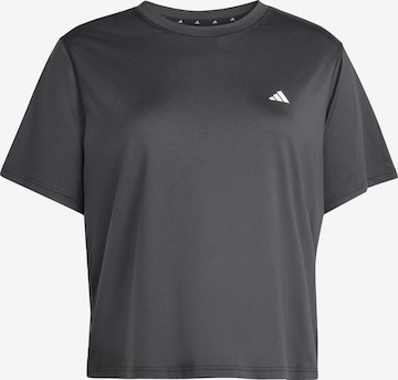 ADIDAS PERFORMANCETehnička sportska majica - crna boja: prednji dio
