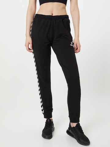 Hummel Tapered Sportbroek 'MOVE' in Zwart: voorkant