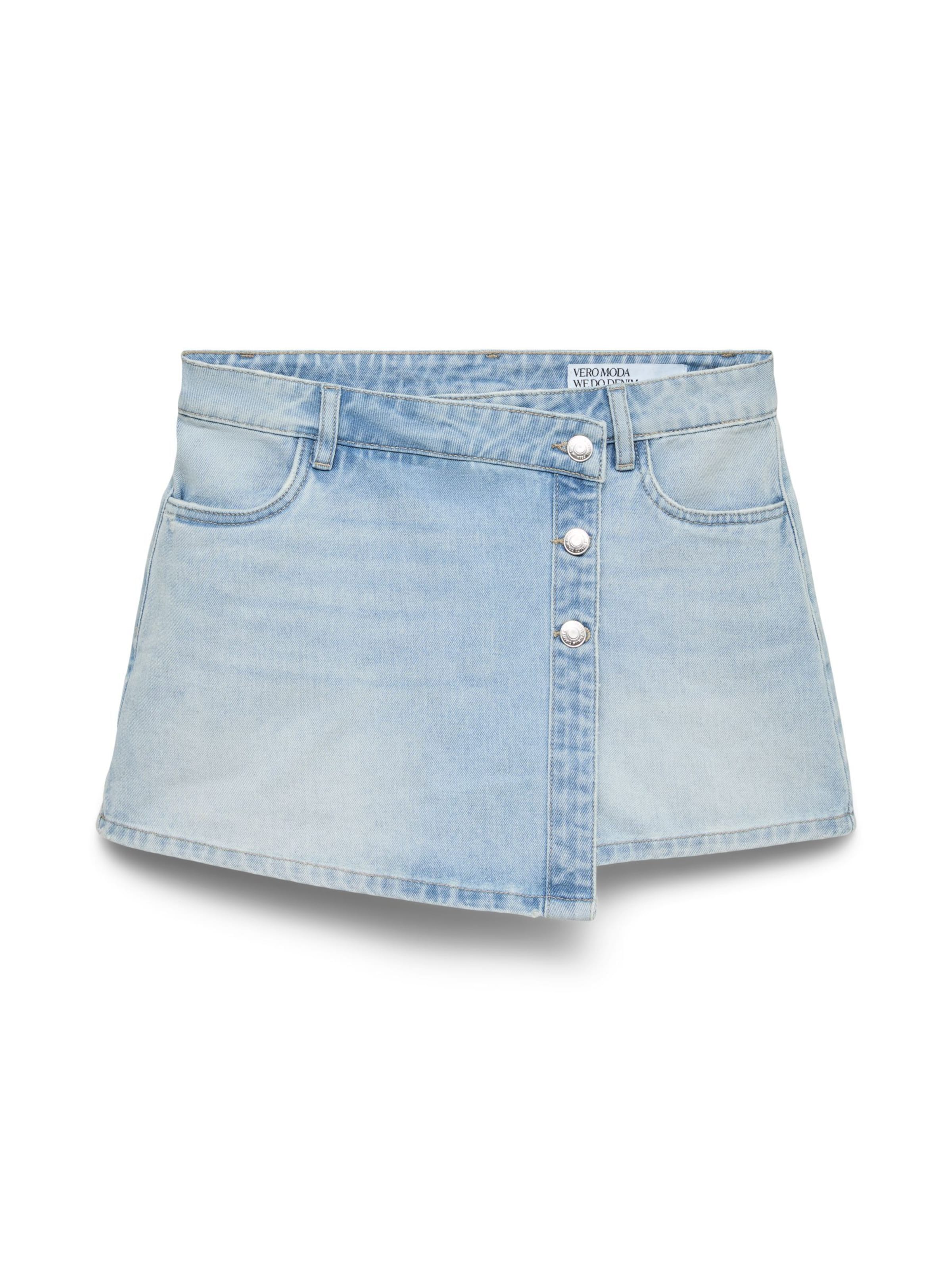 VERO MODA Jupe 'VMSimone' en bleu denim, Vue avec produit