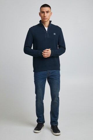 !Solid Sweter 'Valencia' w kolorze niebieski: przód