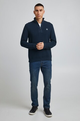 Pull-over 'Valencia' !Solid en bleu : devant