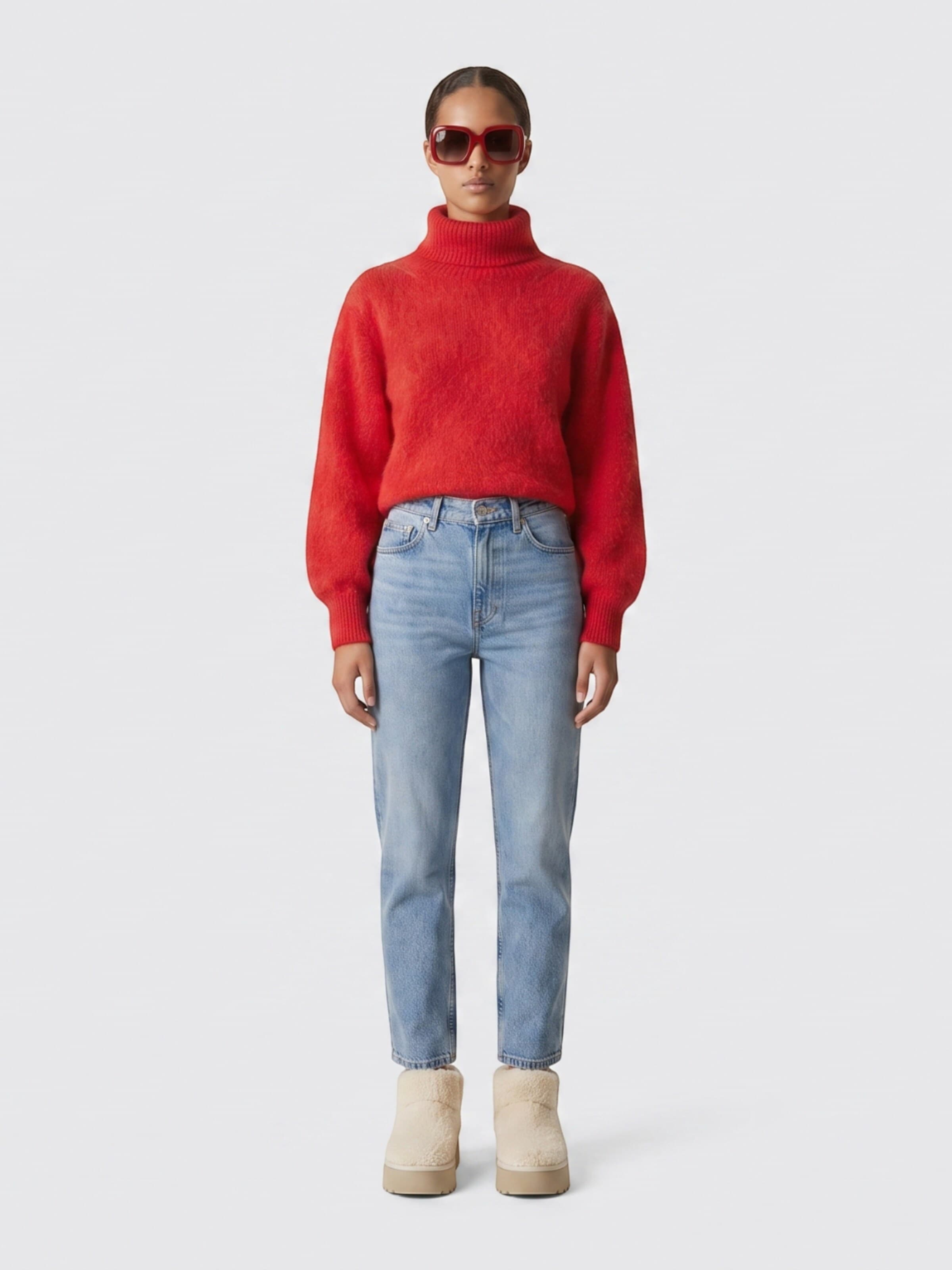 americandreams Oversizepullover 'Piro'‌‌‌‌‌‌‌ in Rot